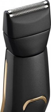 BaByliss Набір для стрижки, для бороди, вусів, голови, носа і тіла, акум., вібраційний мотор, насадок-10, сталь, чорний MT860E фото