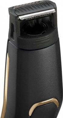 BaByliss Набір для стрижки, для бороди, вусів, голови, носа і тіла, акум., вібраційний мотор, насадок-10, сталь, чорний MT860E фото