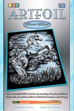 Набор для творчества Sequin Art ARTFOIL SILVER Жеребец SA1033 фото