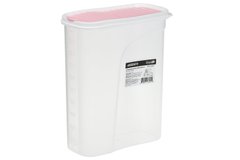 Контейнер для сипучих Ardesto Fresh 2.5 л, рожевий, пластик AR1225PP фото