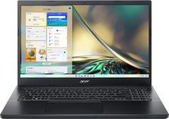 Acer Ноутбук Aspire 7 A715-76G 15.6" FHD IPS, Intel i5-12450H, 16GB, F1TB, NVD3050-4, Lin, чорний NH.QMFEU.002 фото