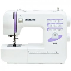 Швейна машина МINERVA M23Q, електромех., 70Вт, 29 шв.оп., петля автомат, білий + фіолетовий - купити в інтернет-магазині Coolbaba Toys