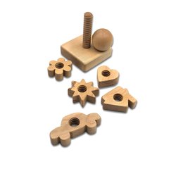 Іграшка до модульного бізіборду - 'Фігурні гайки' - купити в інтернет-магазині Coolbaba Toys