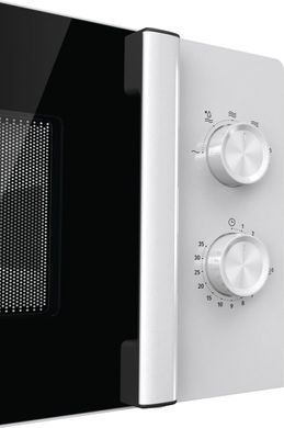 Gorenje Мікрохвильова піч, 20л, мех. керув., 800Вт, білий MO20E1WH фото