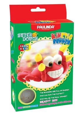 Масса для лепки Paulinda Super Dough Running Race Краб заводной механизм PL-081183-2 фото