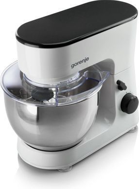 Gorenje Кухонна машина 600Вт, чаша-метал, корпус-пластик, насадок-3, білий MMC600XG фото