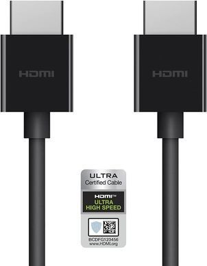 Belkin Кабель HDMI (M/M) 2м, 2.1, High Speed Ethernet, черный AV10175BT2MBKV2 фото