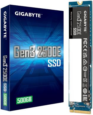 Gigabyte Накопичувач SSD M.2 500GB PCIe 3.0 2500E G325E500G фото