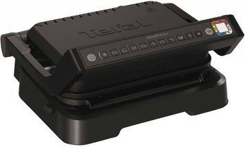 Tefal Гриль прижимной OptiGrill 2в1 Black, 2100Вт, темп. режимов-4, съёмные пластины, металл, черный GC772830 фото