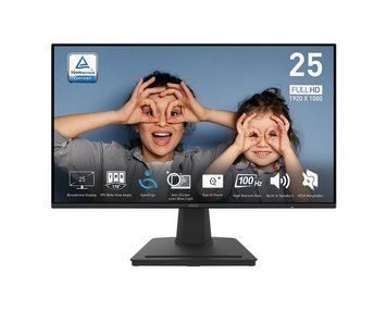 MSI Монітор 24.5" PRO MP252 HDMI, DP, MM, IPS, 100Hz, 1ms, sRGB 100%, AdaptiveSync 9S6-3PC4CT-008 фото