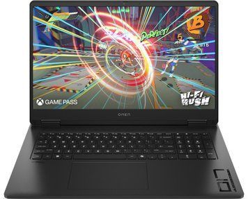 HP Ноутбук OMEN 17-db1005ua 17.3" FHD IPS AG, AMD AI 5 340, 32GB, F1024GB, NVD5060-8, DOS, чорний C3UQ5EA фото
