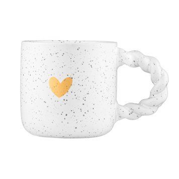 ARDESTO Mug My heart, 300ml, ceramic, light gray AR3082G фото