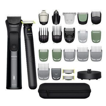 Philips Триммер універсальний Series 9000 для лица, головы, тела, акум., насадок-25, сталь, черный MG9690/30 фото