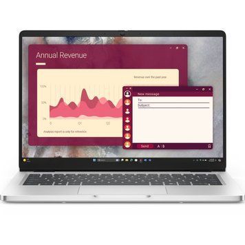 Dell Ноутбук Dell Pro 14 14" FHD+ IPS AG, Intel U7-255U, 32GB, F512GB, UMA, Lin, сріблястий BTO108PC14250UA_UBU фото