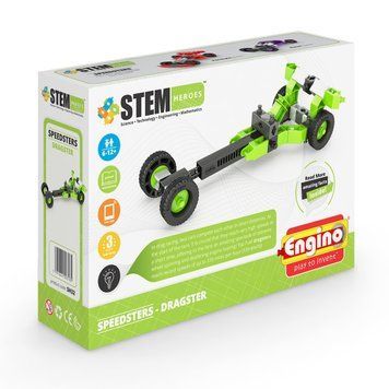Конструктор серии STEM HEROES - Спортивные автомобили: драгстер SH32 фото