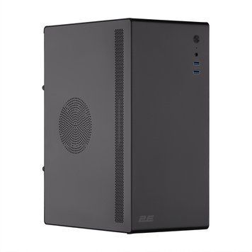 2E Корпус Credo V200B-400, з БЖ 2E ATX400, 2xUSB3.0, 1x80мм, VGA 250мм, mATX, чорний 2E-V200B-400 фото