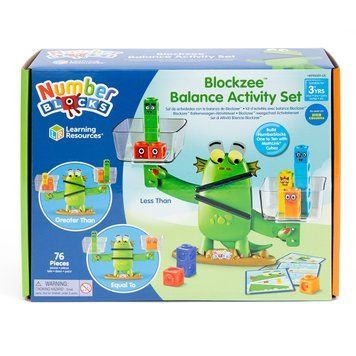 Навчальний ігровий набір LEARNING RESOURCES серії "Numberblocks" - ВАГИ BLOCKZEE&trade; HM96089-UK фото