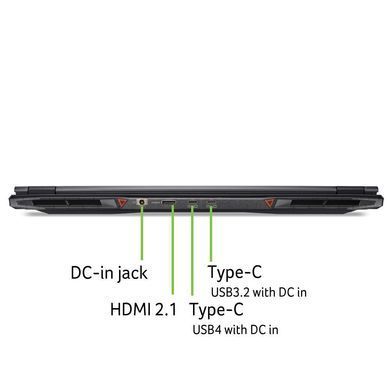 Acer Ноутбук Acer Nitro 18 AN18-61 18" WQXGA IPS, AMD R7-350, 32GB, F1TB, NVD5060-8, Lin, чорний NH.QY7EU.004 фото