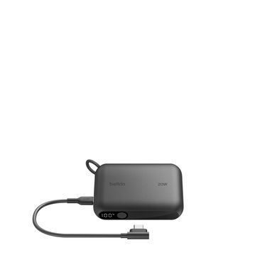 Belkin Чехол с аккумулятором 10000мА&middot;ч для Nintendo Switch 2, Charcoal ENA001HQCH-V2 фото