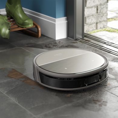 Philips Робот-пилосос Philips Series 9000, h=9.8см, вологе прибирання, конт пил -0.21л, вода -0.22л, автон. робота до 280хв, EPA 11, чорний-металік XU9100/10 фото