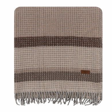 ARDESTO Плед ARDESTO Leonardo 200х220см, 50% бавовна, 30% поліестер, 20% акрил, піке, коричневий