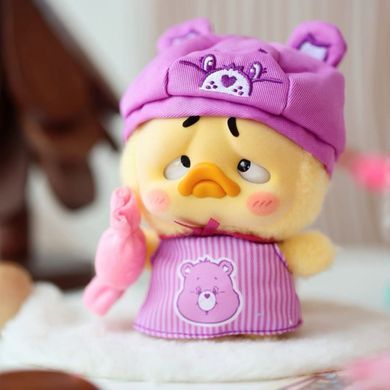 Колекційна м'яка іграшка з кільцем POP TOP 1983toys серії "Upset Duck x Care Bears" - БУДЬ ВЕСЕЛКОЮ (у дисп., в ас.) AP17183806800C фото