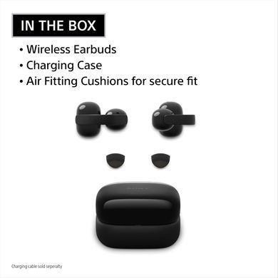 Sony Навушники TWS Sony LinkBuds Clip BT 5.3, IPX4, SBC, AAC, Mic, Чорний WFLC900B.E фото