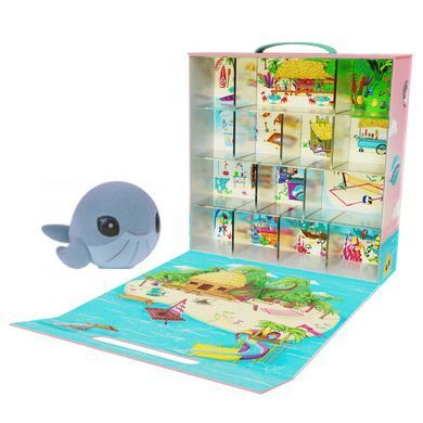 Игровой коллекционный набор FLOCKIES - ТРОПИЧЕСКИЙ ОСТРОВ (домик, эксклюзивная фигурка) FLO0415 фото