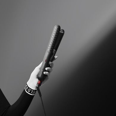 Rowenta Випрямляч Rowenta x Karl Lagerfeld Optiliss II, >240Вт, темп.режимів-10, 130-230С, кераміка, турмалін , чорний SF321LF0 фото