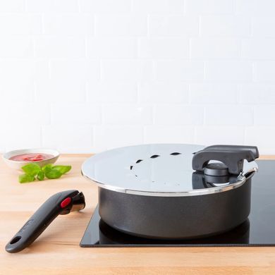 Tefal Кришка із захистом від розбризкування Ingenio, 20-28см, нержавіюча сталь, пластик L9829853 фото