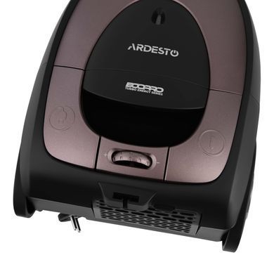 ARDESTO Пылесос мешковый, 800Вт, мешок-2.5л, HEPA, чёрно-бронзовы VC-I-B800GB фото