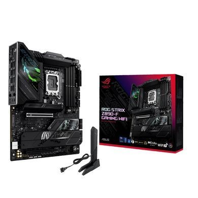 ASUS Материнcкая плата ROG STRIX Z890-F GAMING WIFI s1851 Z890 4xDDR5 M.2 DP HDMI Wi-Fi BT ATX 90MB1I40-M0EAY0 фото
