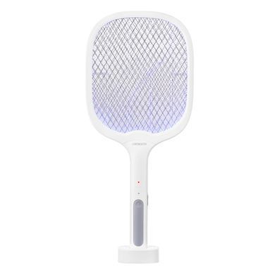 ARDESTO Електричний знищувач комах, сітка 3000 В, акум. 1200 мА&bull;год, USB micro-B/USB-A, білий