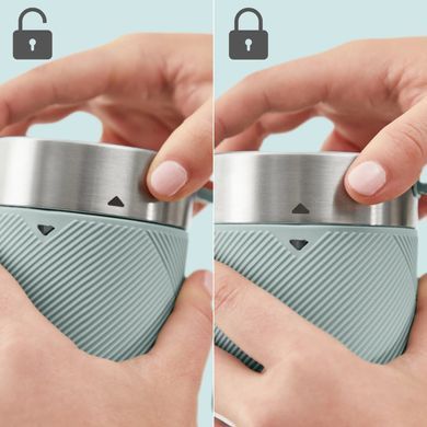 Tefal Блендер Lightmix портативний для смузі, чаша-300мл, USB, тритан, зелений