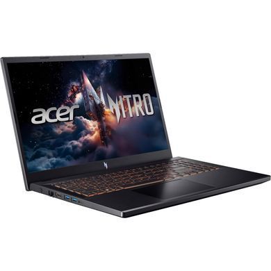 Acer Ноутбук Nitro V 15 ANV15-52 15.6" FHD IPS, Intel i9-13900H, 32GB, F1TB, NVD5060-8, Lin, чорний NH.QZ8EU.00B фото