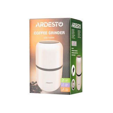 ARDESTO Кофемолка KGC-1508W роторная, 150Вт, 80г, белая KGC-1508W фото