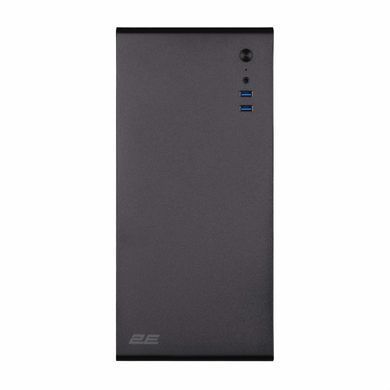 2E Корпус Credo V200B-400, з БЖ 2E ATX400, 2xUSB3.0, 1x80мм, VGA 250мм, mATX, чорний 2E-V200B-400 фото