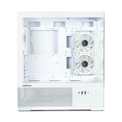 Zalman Корпус Chronix V2 без БЖ, 1xUSB3.0, 1xUSB2.0, 1x Type C, 2x120мм ARGB Reverse, 4x120мм ARGB, VGA 410мм, LCS ready, TG Side/Front Panel, ATX, білий CHRONIXV2WHITE фото
