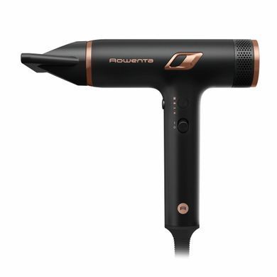 Rowenta Фен T-Shape Maestria Nano, 1700Вт, 3 режими, дифузор, іоніз-я, хол. обдув, чорний HY8310F0 фото