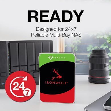 Seagate Жорсткий диск Seagate 12TB 3.5" 7200 256MB SATA IronWolf ST12000VN0008 фото