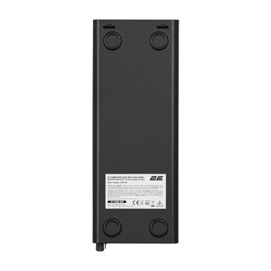 2E Корпус 2E Credo Slim V90B-400 з БЖ 2E ATX400, 1xUSB3.0, 1х USB 2.0, 1xUSB Type-C, 2x90мм, VGA 390мм, mATX, чорний 2E-V90B-400 фото