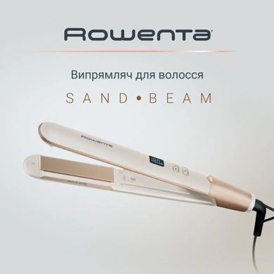 Випрямитель Rowenta Sand Beam, 45Вт, темп.режимов-8, 140-230С, керамика, черный SF4633F0 фото