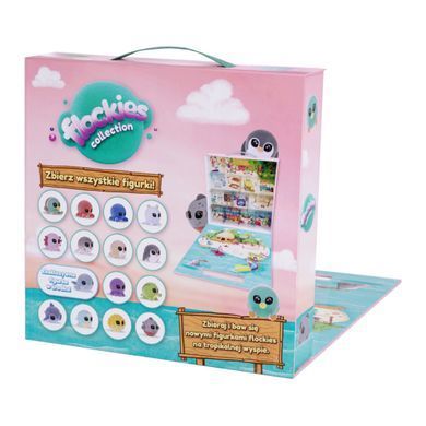 Игровой коллекционный набор FLOCKIES - ТРОПИЧЕСКИЙ ОСТРОВ (домик, эксклюзивная фигурка) FLO0415 фото