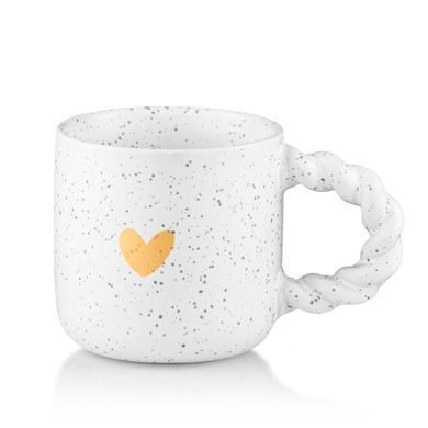 ARDESTO Mug My heart, 300ml, ceramic, light gray AR3082G фото