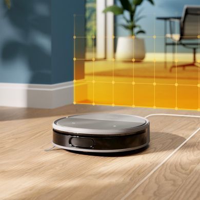 Philips Робот-пилосос Philips Series 9000, h=9.8см, вологе прибирання, конт пил -0.21л, вода -0.22л, автон. робота до 280хв, EPA 11, чорний-металік XU9100/10 фото
