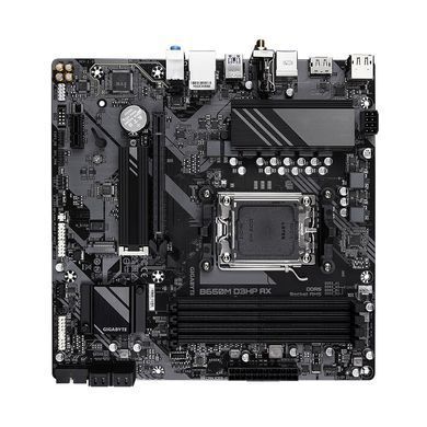 Gigabyte Материнська плата B650M D3HP AX sAM5 B650 4xDDR5 M.2 HDMI DP mATX B650M_D3HP_AX фото