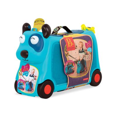 Дитяча валіза-каталка для подорожей - ПЕСИК-ТУРИСТ BX1572Z фото