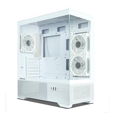 Zalman Корпус Chronix V2 без БЖ, 1xUSB3.0, 1xUSB2.0, 1x Type C, 2x120мм ARGB Reverse, 4x120мм ARGB, VGA 410мм, LCS ready, TG Side/Front Panel, ATX, білий CHRONIXV2WHITE фото