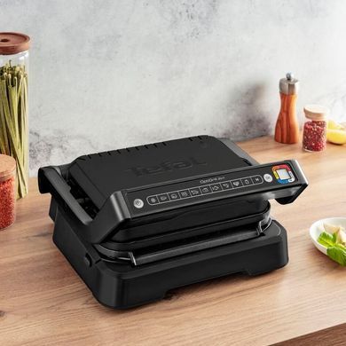 Tefal Гриль прижимной OptiGrill 2в1 Black, 2100Вт, темп. режимов-4, съёмные пластины, металл, черный GC772830 фото