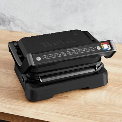 Tefal Гриль прижимной OptiGrill 2в1 Black, 2100Вт, темп. режимов-4, съёмные пластины, металл, черный GC772830 фото